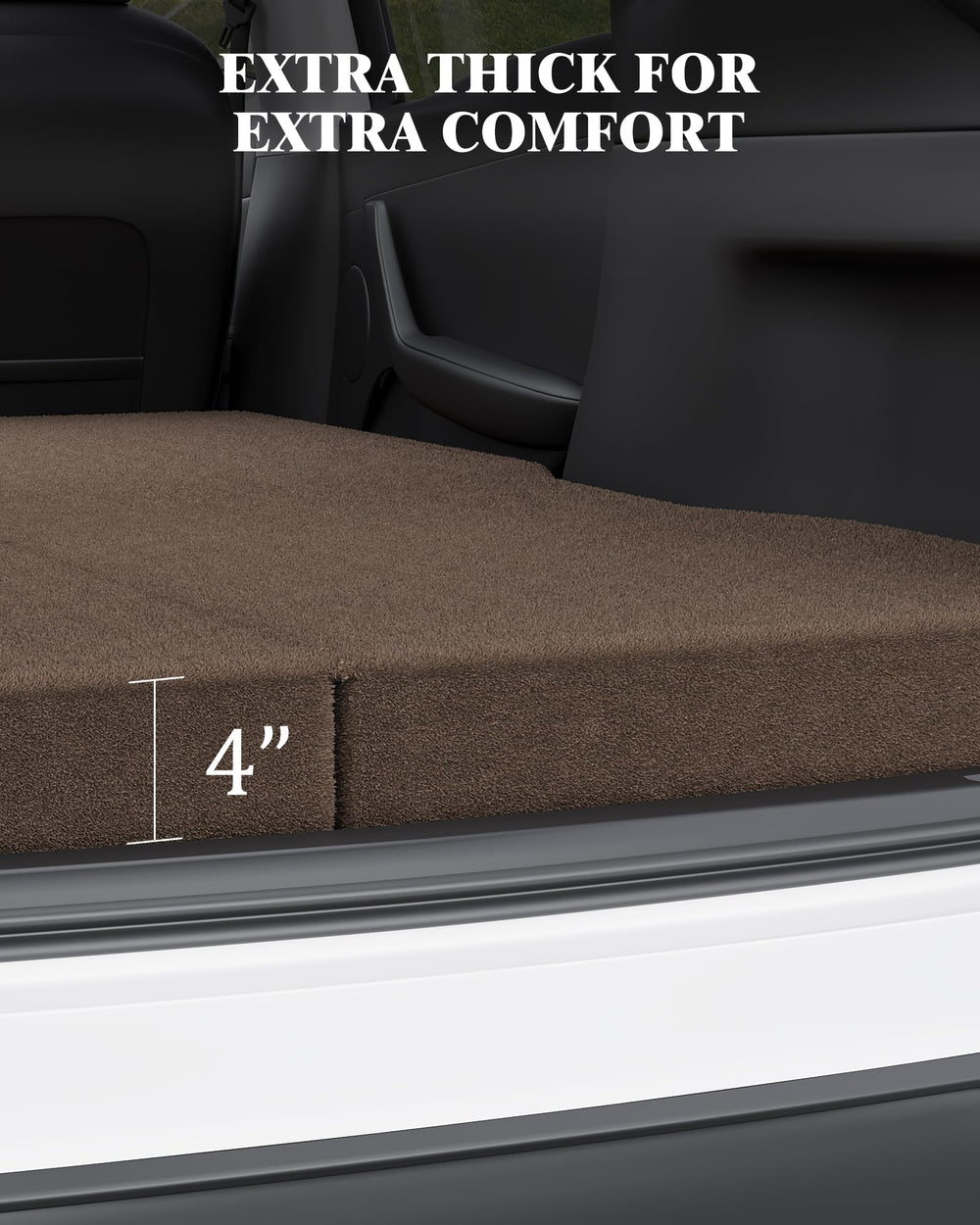 Zenzy washable coral velvet cover provides breathability and easy cleaning after travel.