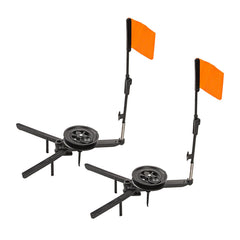 ZEPFJHE ice fishing tip-up assembly boosts strike visibility on ice.