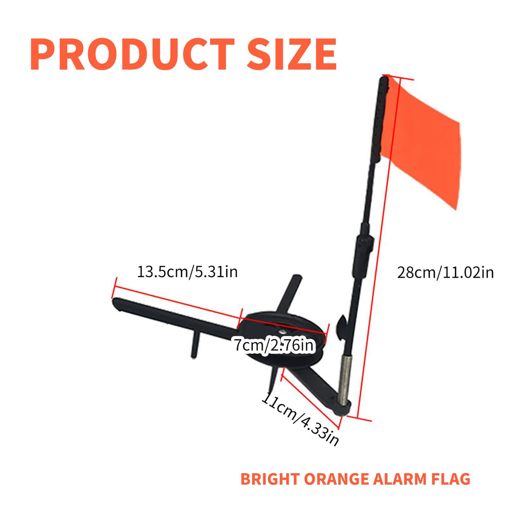 ZEPFJHE triangular tip-up design offers stable placement on ice.