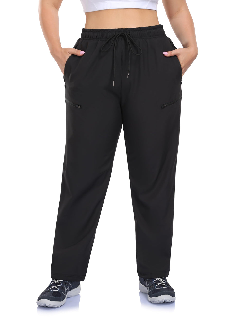 ZERDOCEAN high-waist drawstring waistband demonstrating adjustable fit for secure comfort.