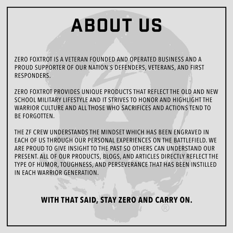 Zero Foxtrot veteran-founded brand supports defenders and first responders