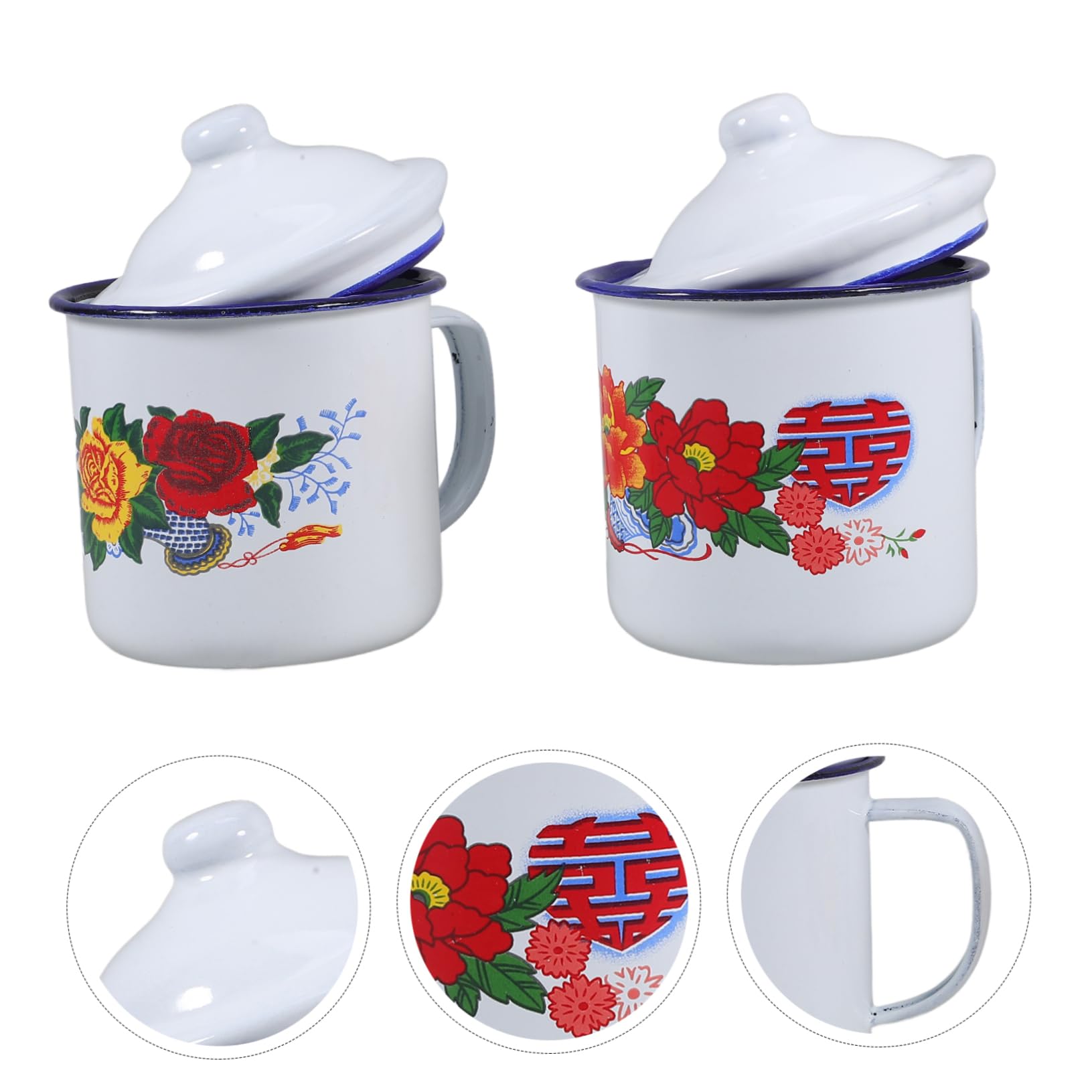 Ergonomic design of Zerodeko enamel teacups for a comfortable hold