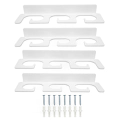 Zerodis wall-mounted fishing rod holder set on wall for organized storage