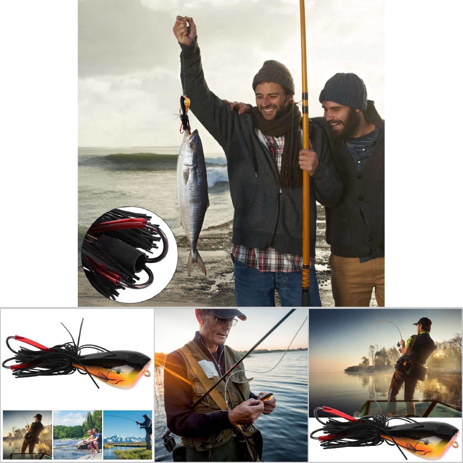 Zerone color 005 lure with high visibility in clear water