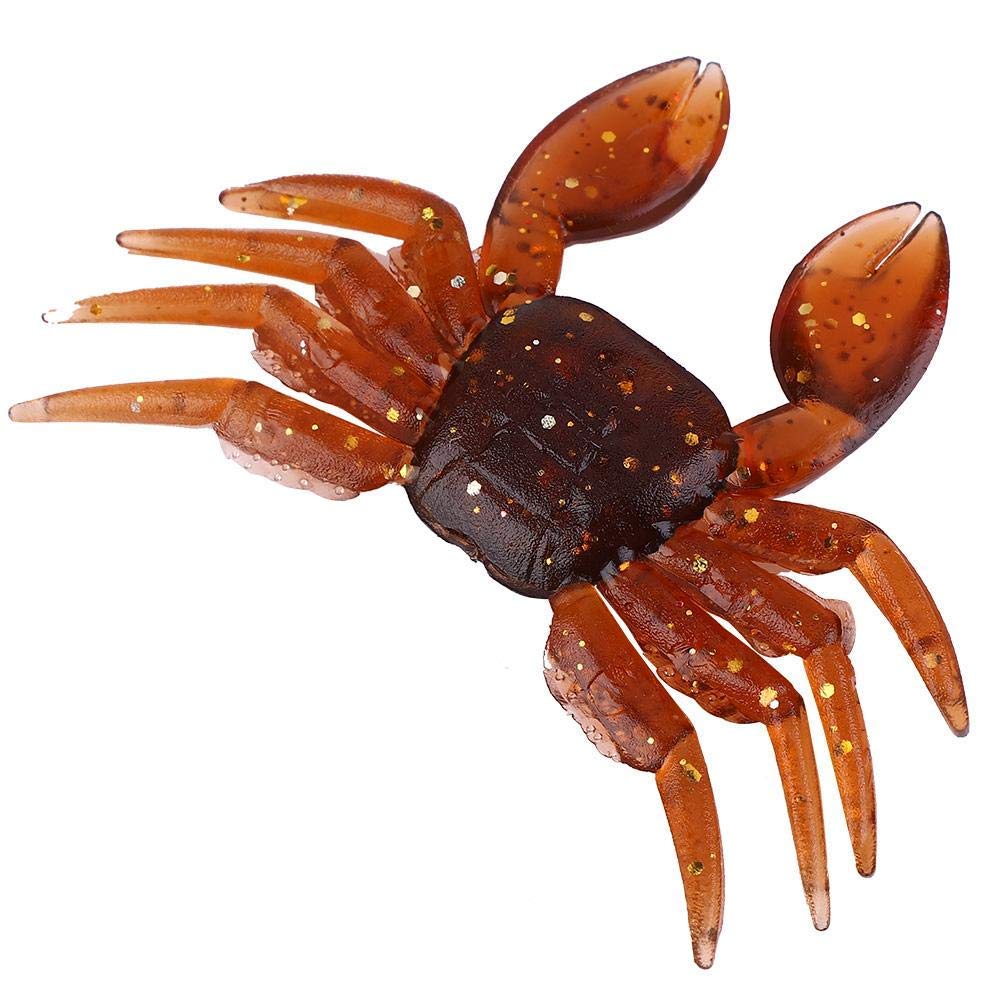 Zerone crab lure soft brown packaging close up, ready for quick freshwater setup