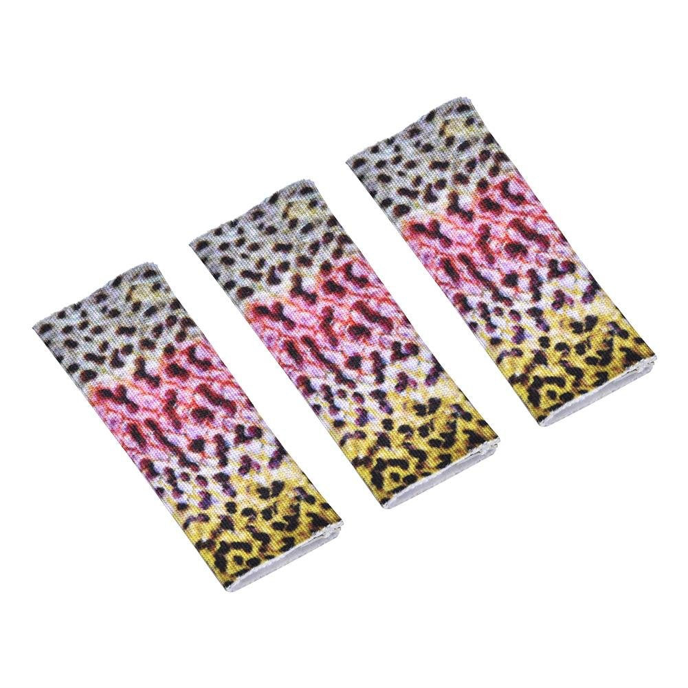Zerone finger protector 3pc guards fingertips against line abrasion during casting.
