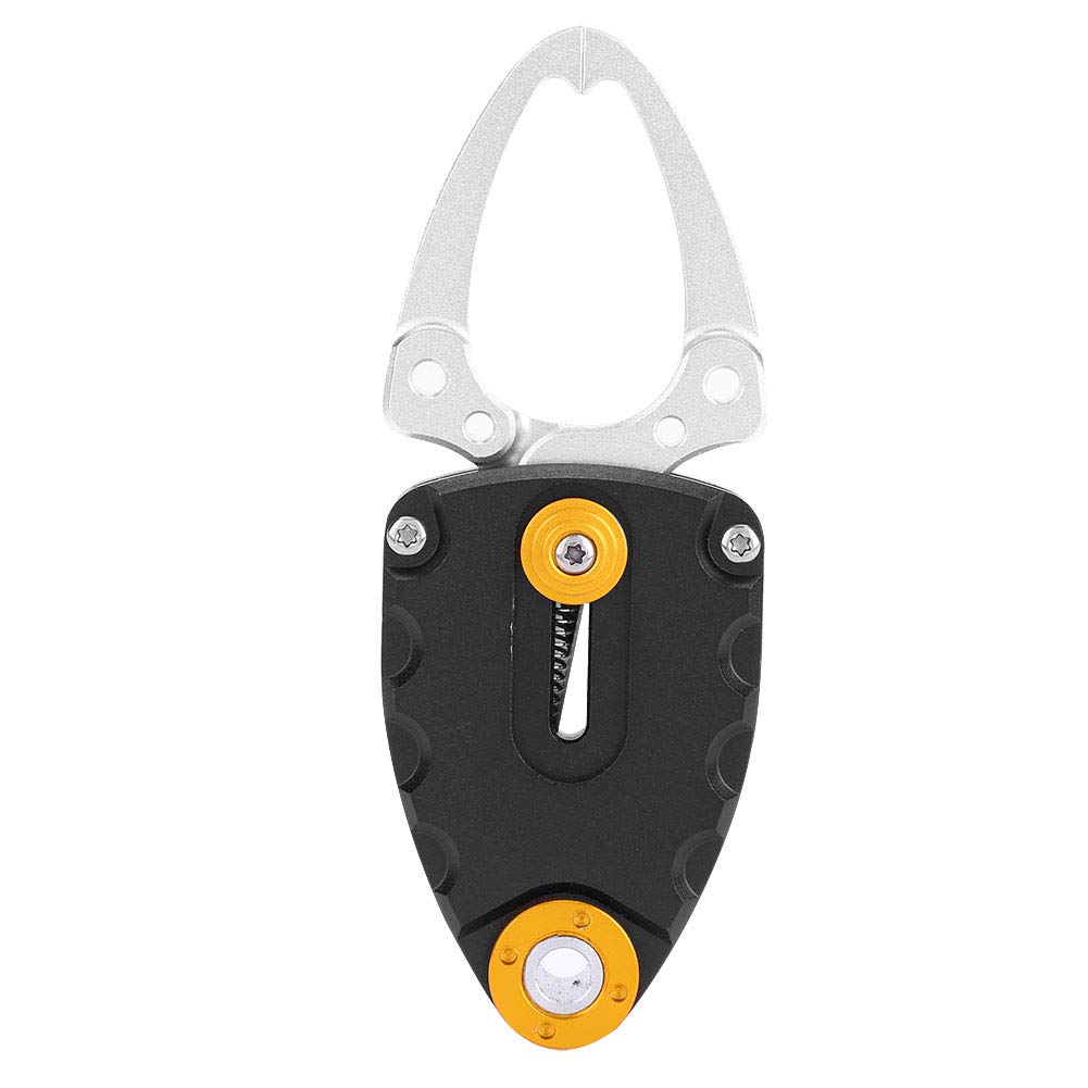 Zerone Fish Lip Gripper compact and portable clips to a vest.