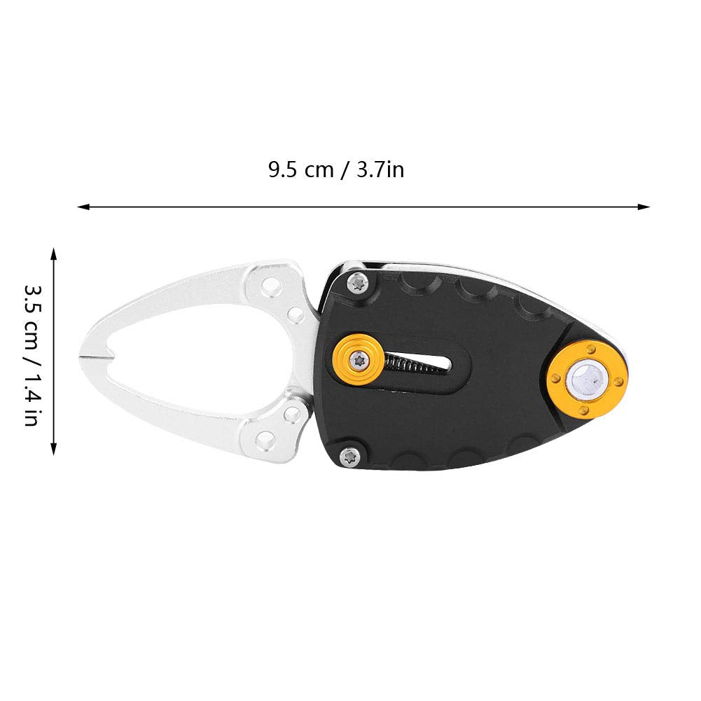Zerone Fish Lip Gripper side view highlights lightweight aluminum build for easy carry.