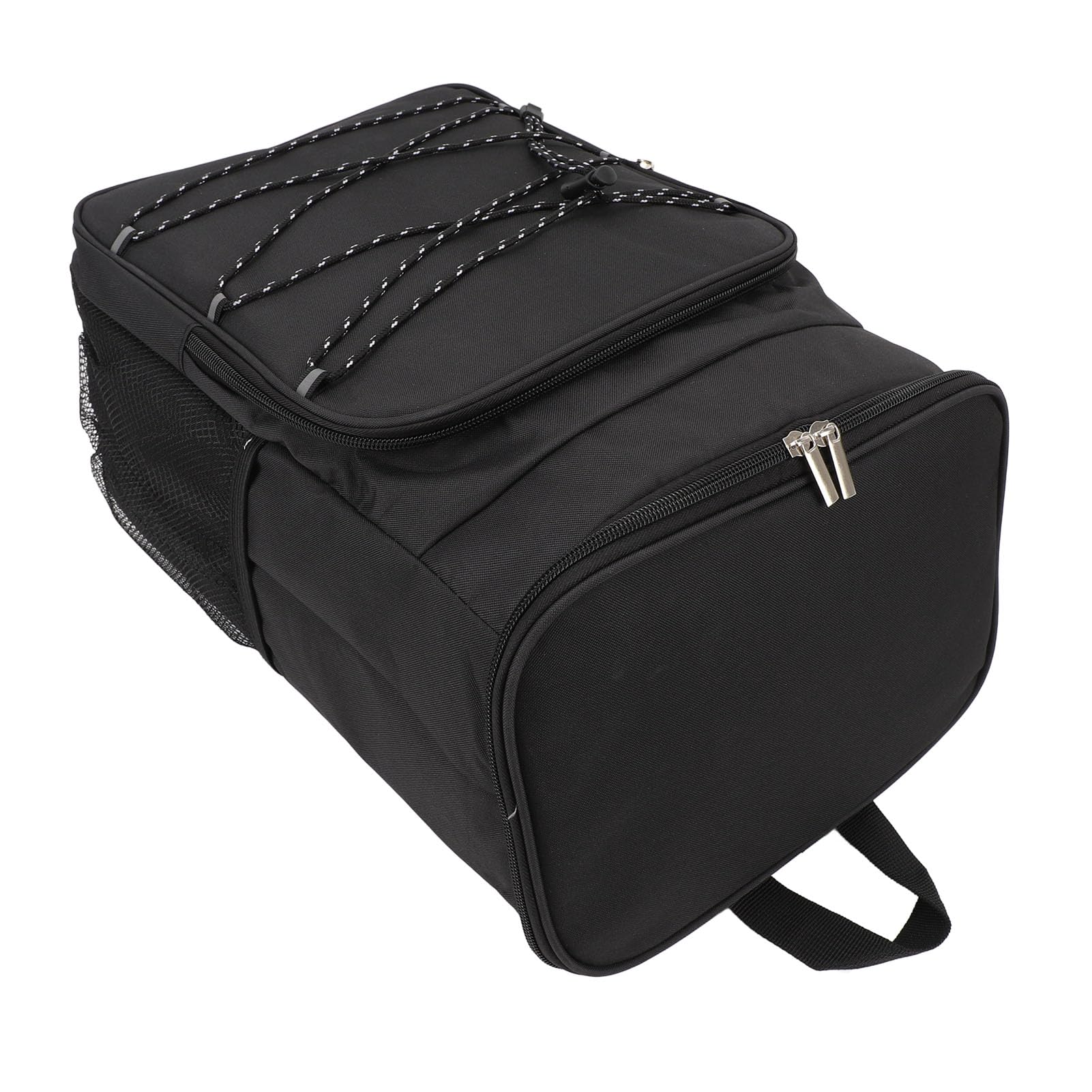 Side pocket detail on Zerone insulated backpack for drinks