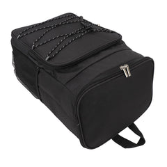 Side pocket detail on Zerone insulated backpack for drinks