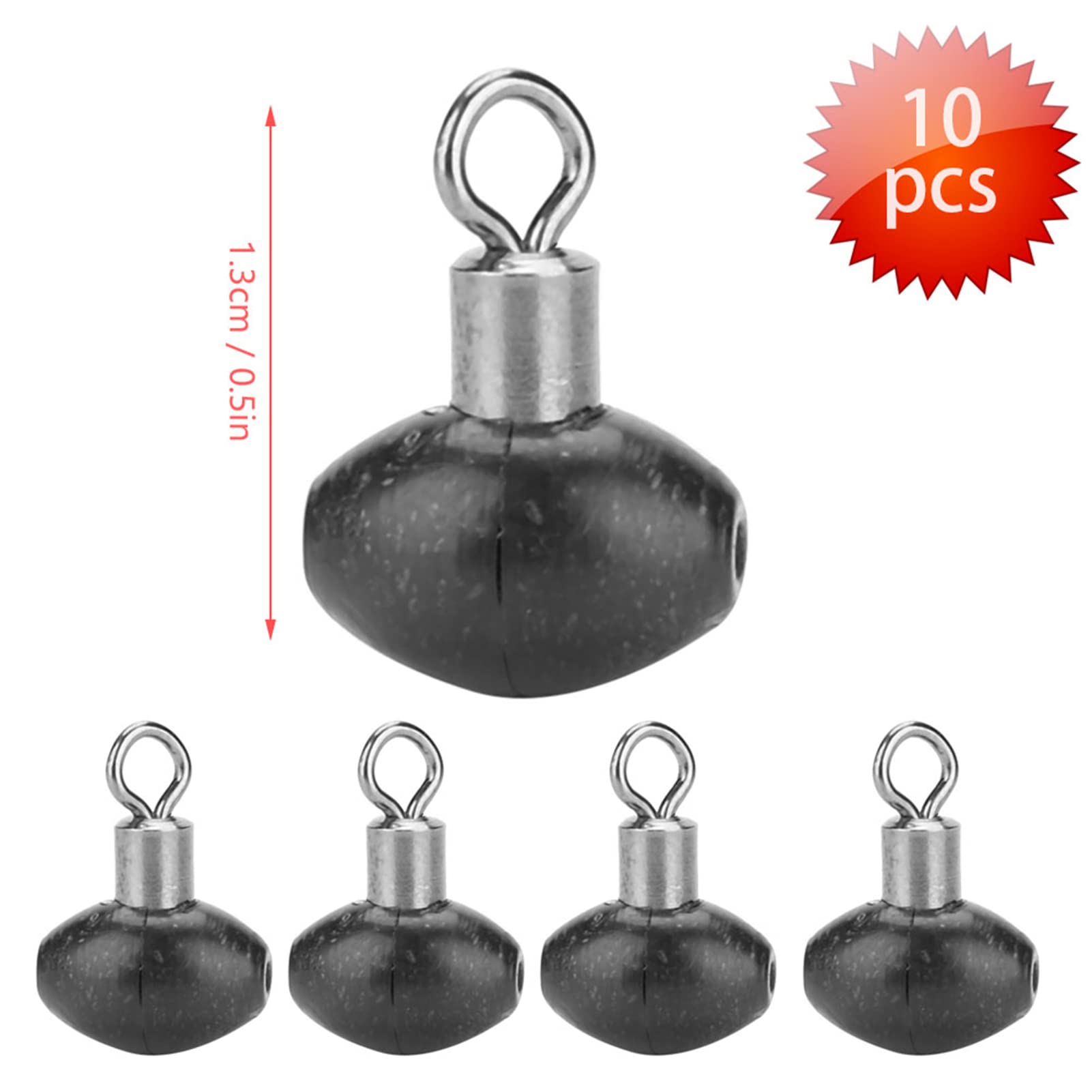 Zerone rolling swivel bead closeup shows durable plastic construction for all-weather use.