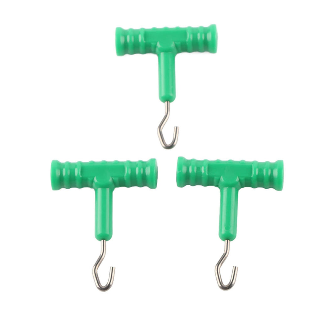 Zetiling knot puller 3-piece set shows compact, easy-to-use carp rig tools