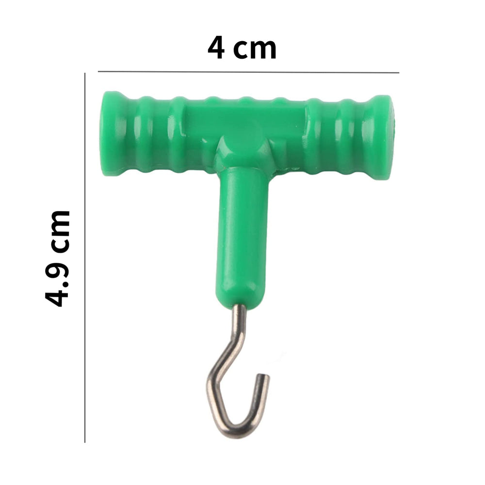 Zetiling knot puller T-handle design provides strong, comfortable grip