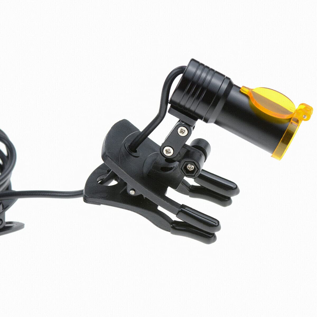 ZGOOD head-light source packaging shows complete clip-on accessory set.