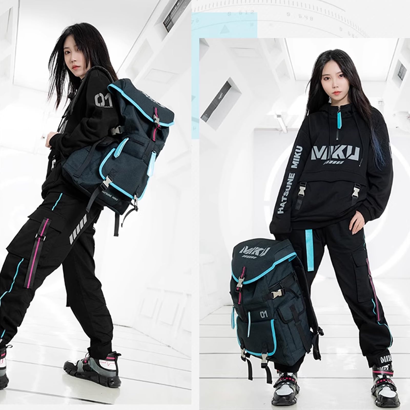 ZGTMSZ backpack shows 22L capacity and front pockets for quick access.