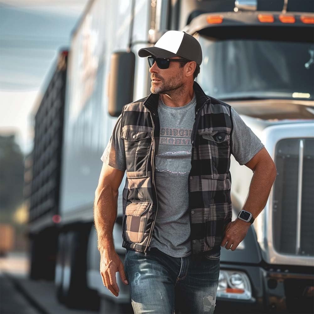 ZH 12 Pcs sublimation trucker hats versatile-outdoor-uses ideal for camping, cycling, running, and festivals.