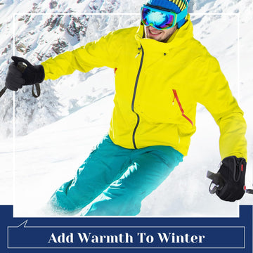 Zhanmai winter gloves packaging image shows six-pair set ready for outdoor use