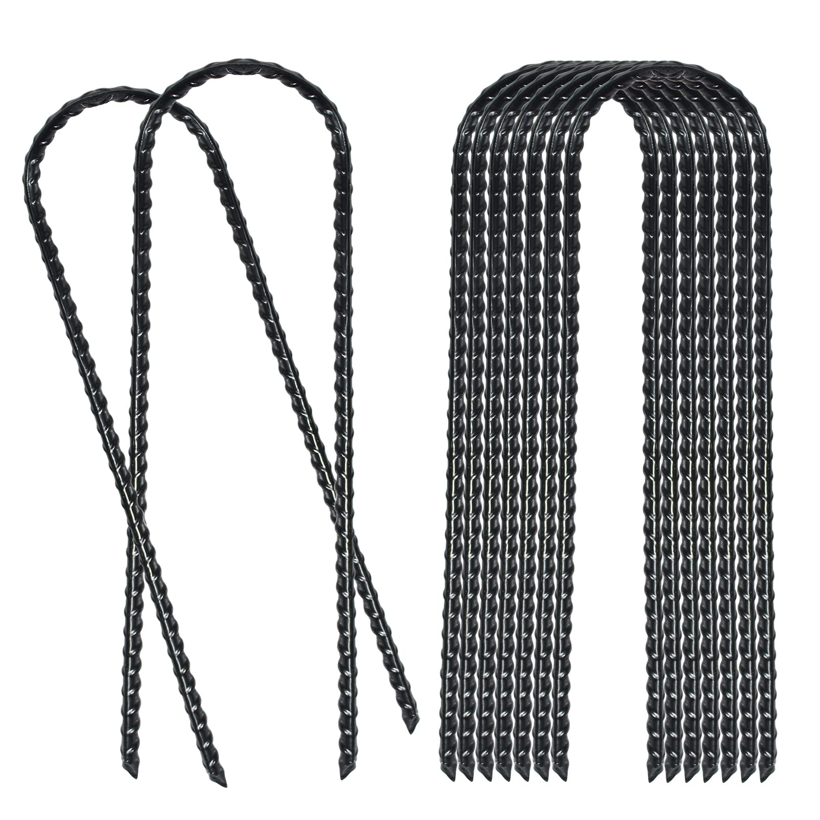 ZHHENIALY 20-pack wind stakes for durable ground anchoring.