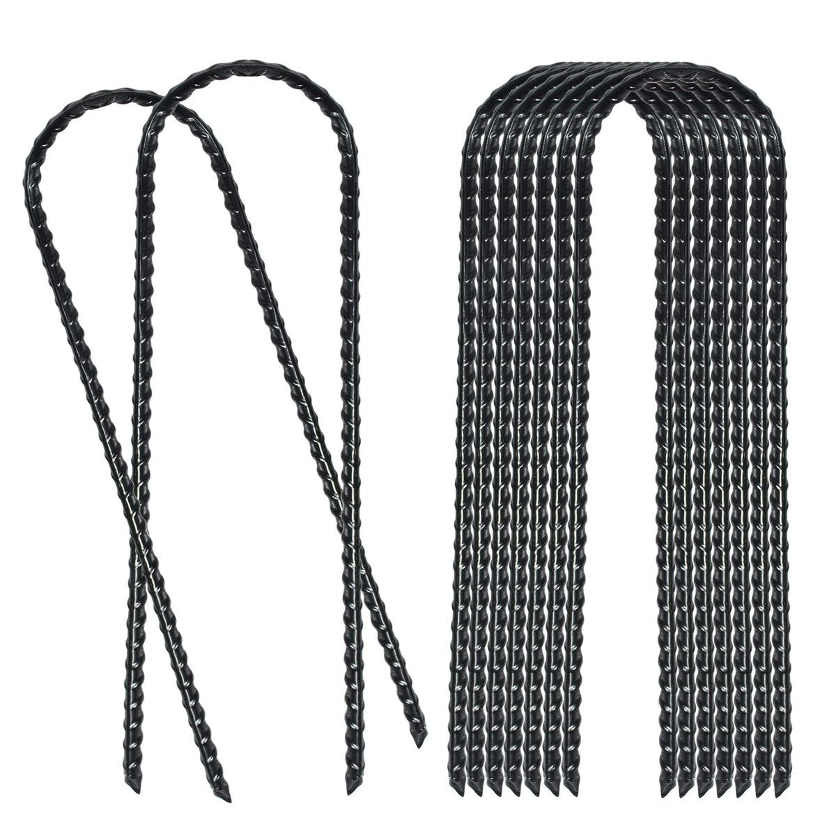 ZHHENIALY 20-pack wind stakes for durable ground anchoring.