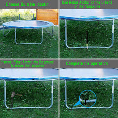 ZHHENIALY trampoline and tent anchors for reliable stability.