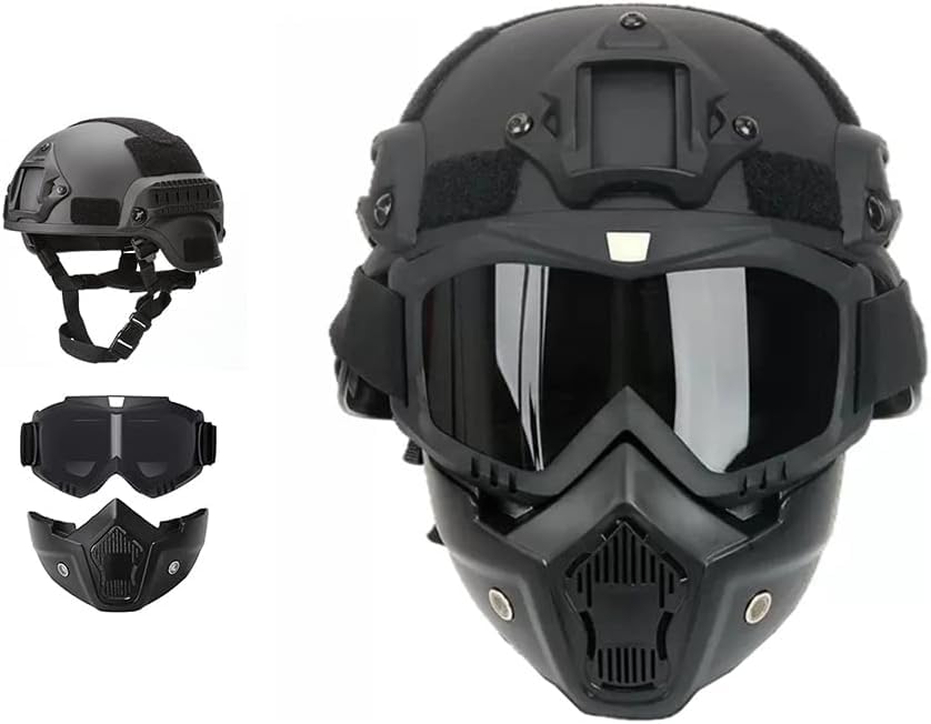 Zhiling Airsoft helmet with front NVG mount for versatile headgear setups.