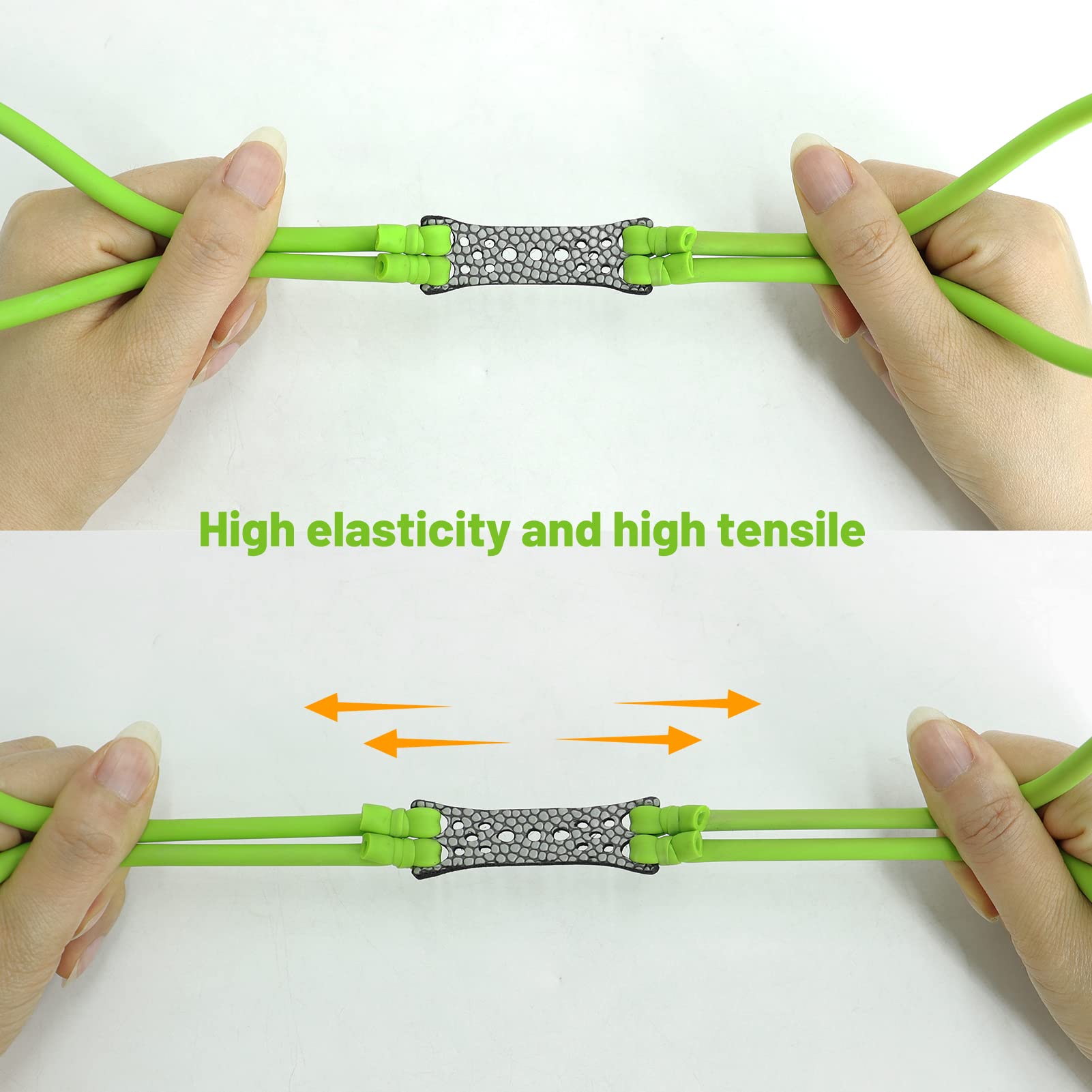 ZHUOCE high-compatibility bands work with a wide range of slingshots.