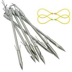 ZHUOCE arrowhead detail shows stainless steel and sharp edge for piercing