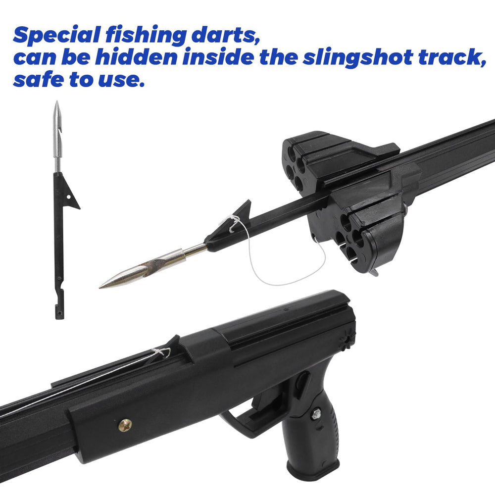 Labor-saving tool included with ZHUOCE slingshot for band setup