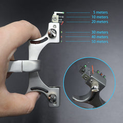 ZHUOCE slingshot featuring three replaceable bands for flexible use