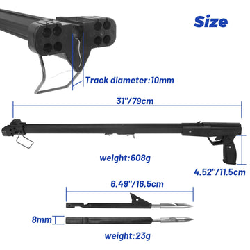 Hidden dart track on ZHUOCE slingshot enhances aiming safety