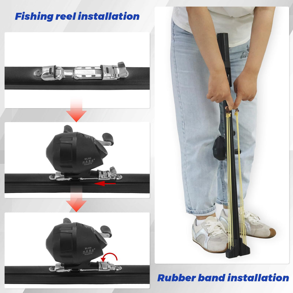 Top sight-ready interface on ZHUOCE slingshot for optional optics