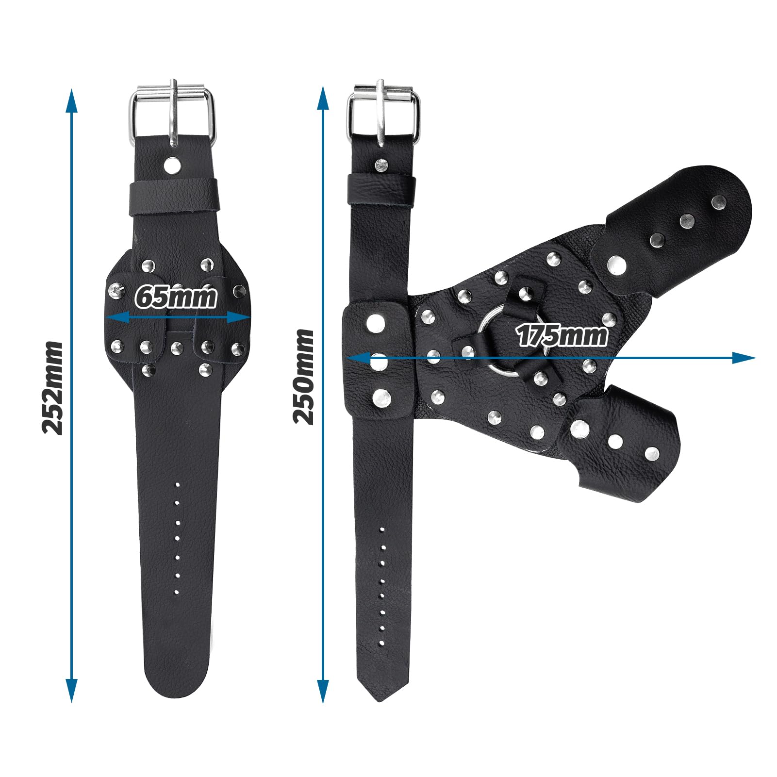 ZHUOCE adjustable wrist band in microfiber leather provides a secure fit