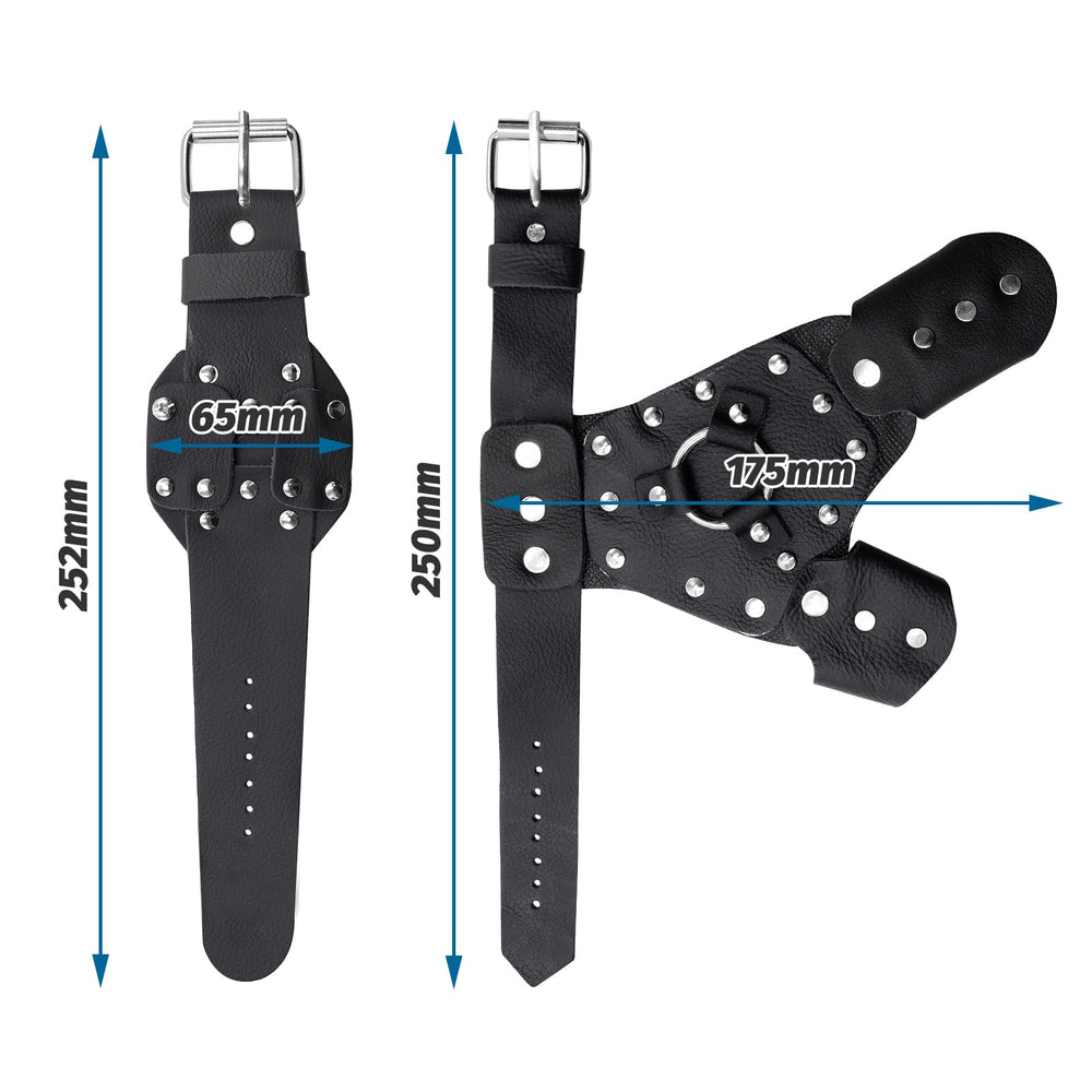 ZHUOCE adjustable wrist band in microfiber leather provides a secure fit