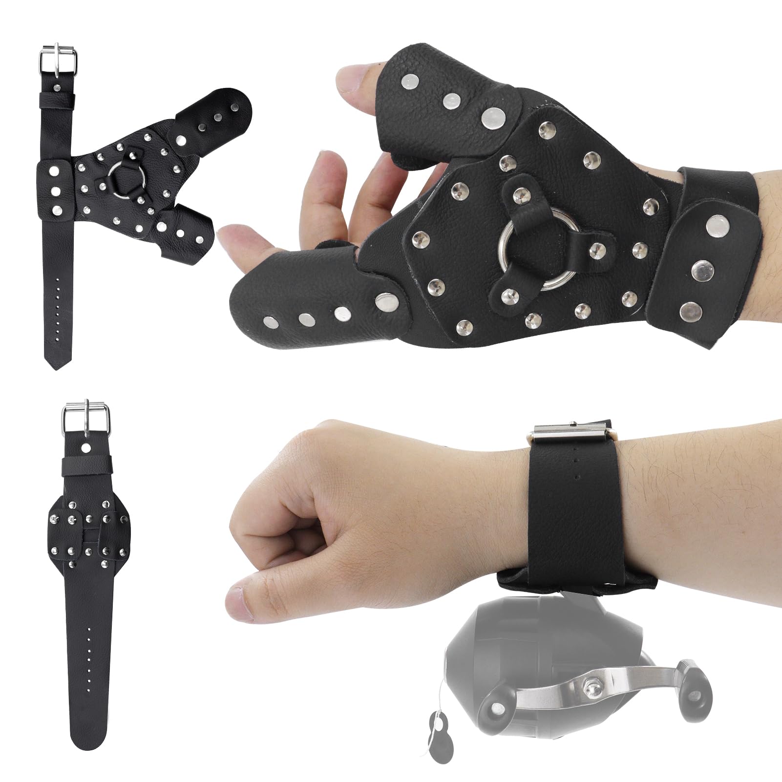 ZHUOCE left-hand guard with steel plate for safer fishing and slingshot use