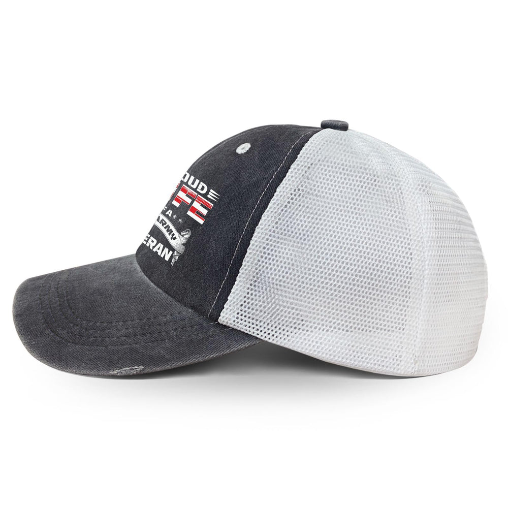 Zhusear Proud Wife basebal cap in black for versatile styling