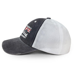 Zhusear Proud Wife basebal cap in black for versatile styling