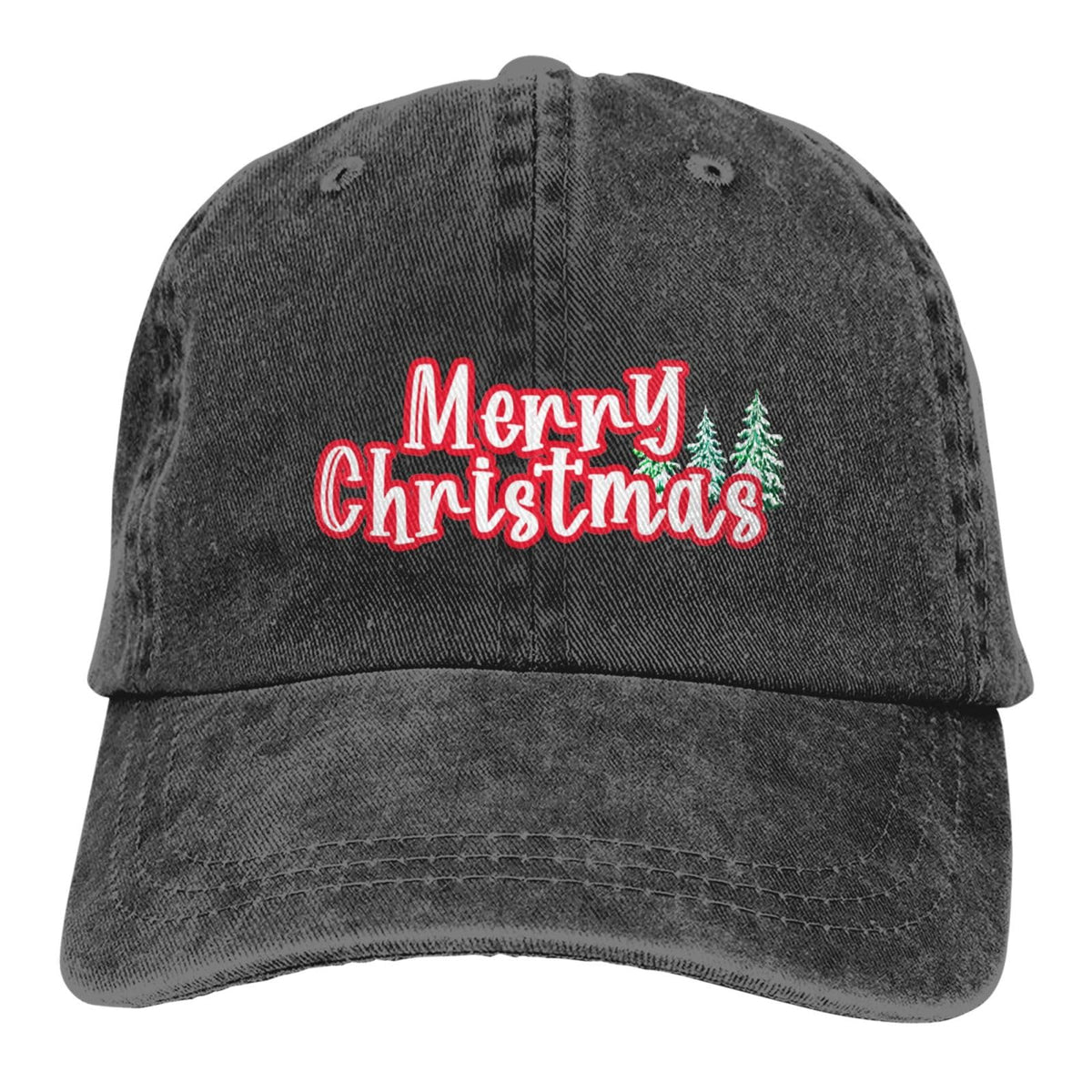 Merry Christmas Hat for Men and Women - cotton, adjustable baseball cap