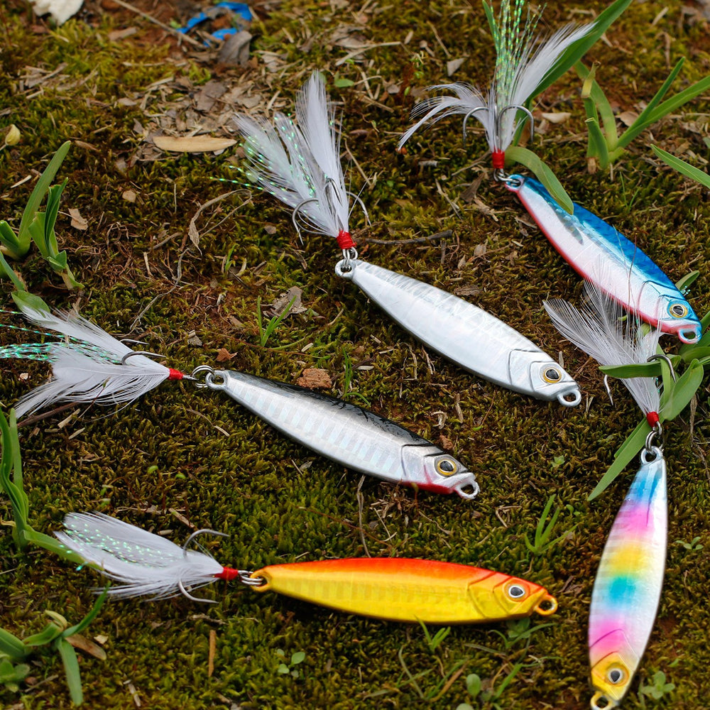 Zinc alloy material detail on jig lure