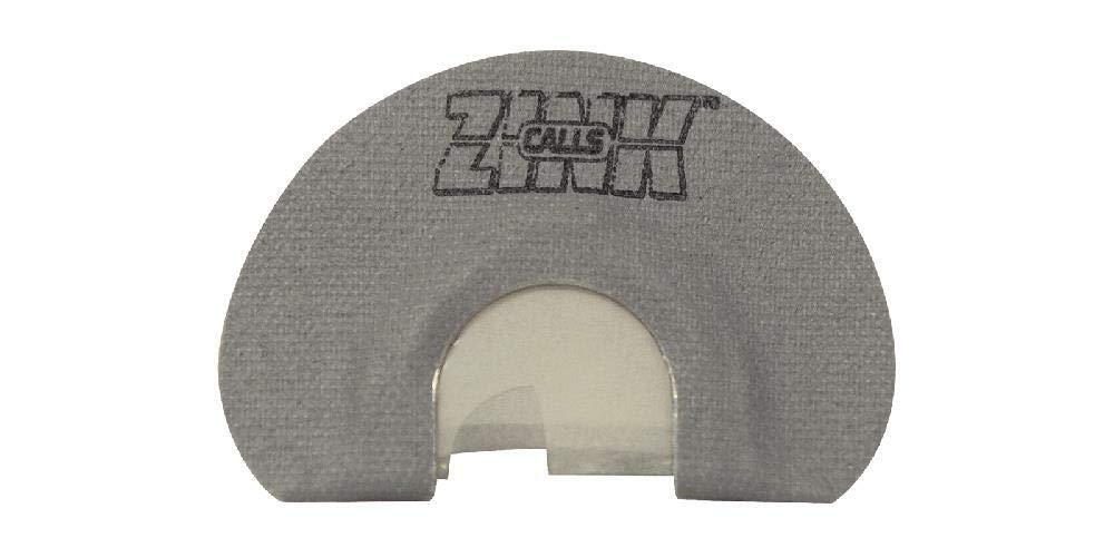 Zink Z-Cutter mouth call reeds close-up highlights the triple reed setup for aggressive yelps.