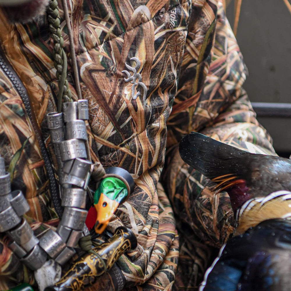 Zink Mallard Drake Whistle polycarbonate construction balances durability and lightweight handling.