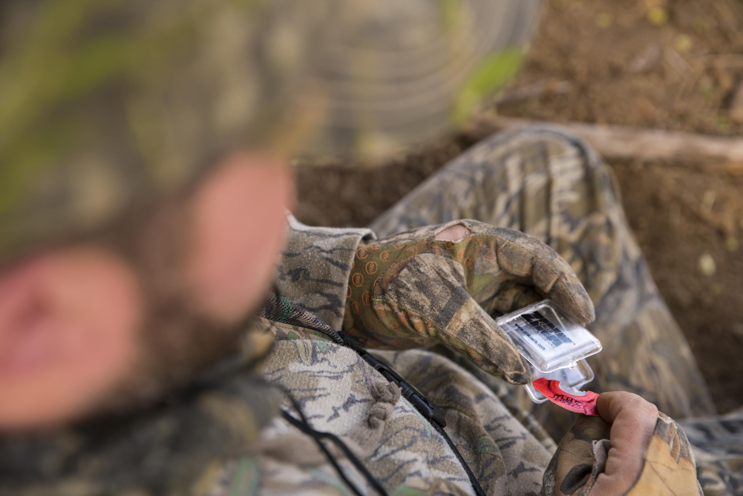 Zink Signature V-Notch mouth call raspy range for bold turkey sounds.