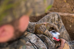 Zink Signature V-Notch mouth call raspy range for bold turkey sounds.