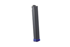 Zion Arms PW9 120-round mid-cap magazine side view demonstrates reliable feeding for extended skirmish sessions.