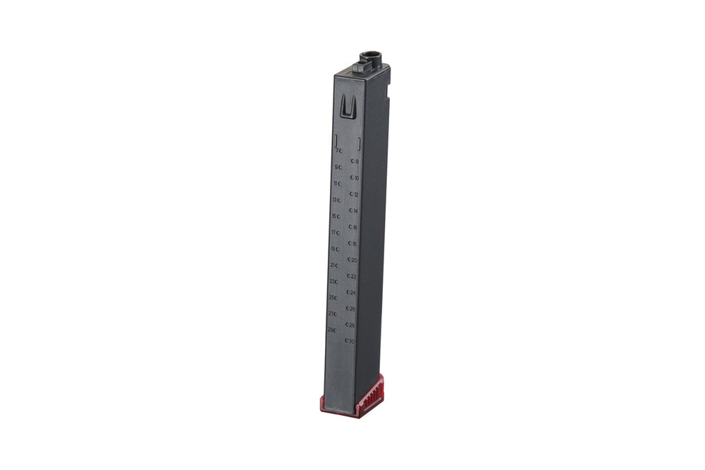 PW9 high-tension spring detail ensuring consistent feeding across airsoft games.