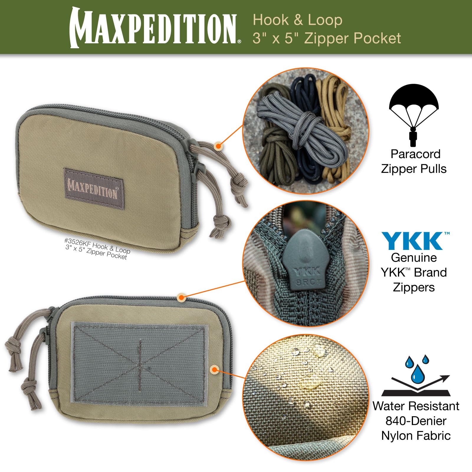 Compact EDC pocket design by Maxpedition