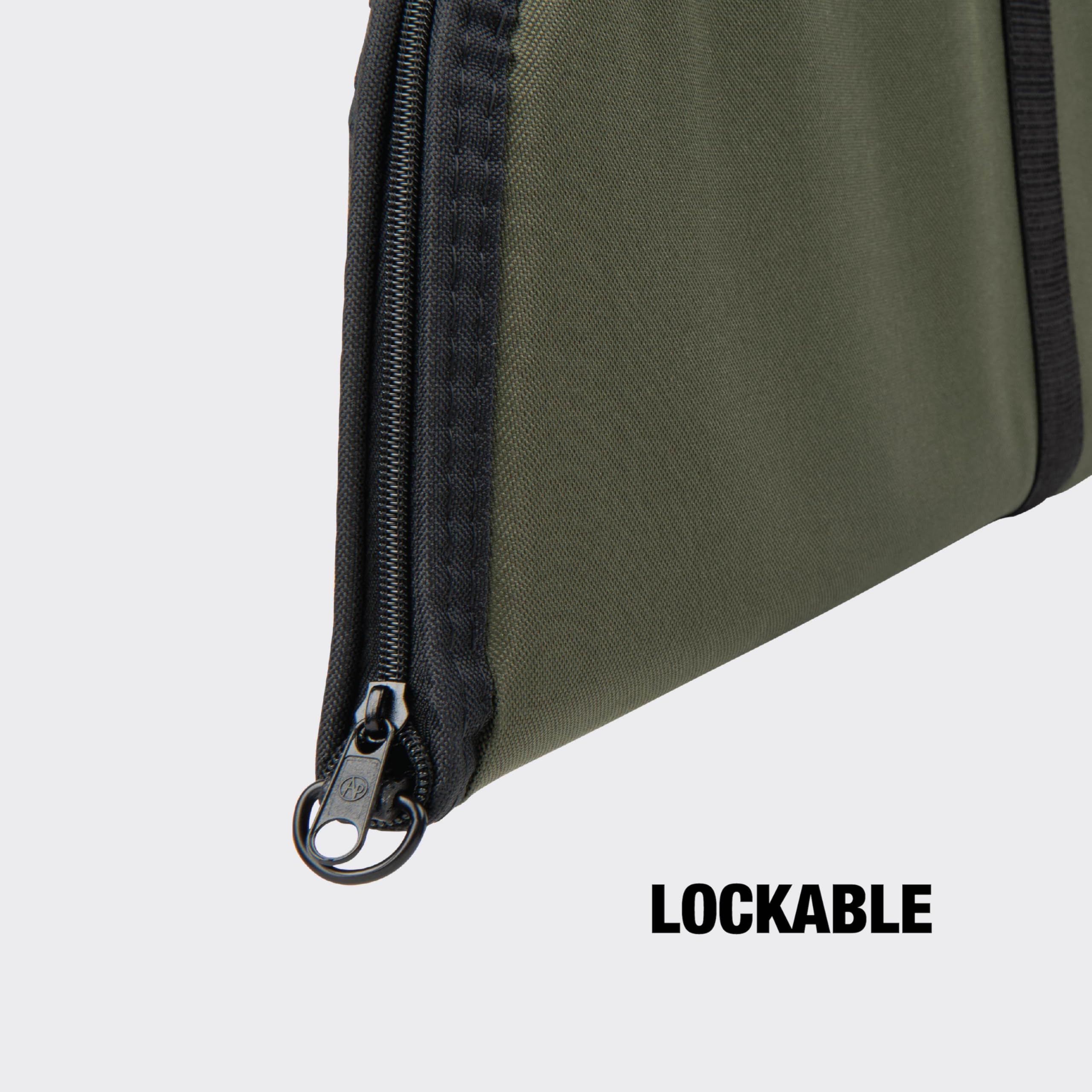 Zippered pocket for ammo and accessories