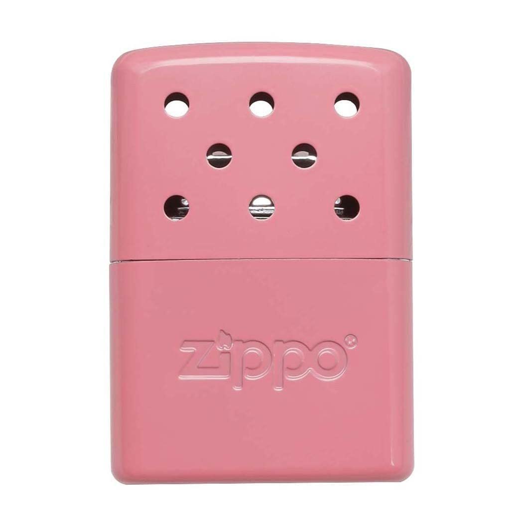 Zippo 6 HR Pink Hand Warmer offers flameless warmth for cold outdoor activities.