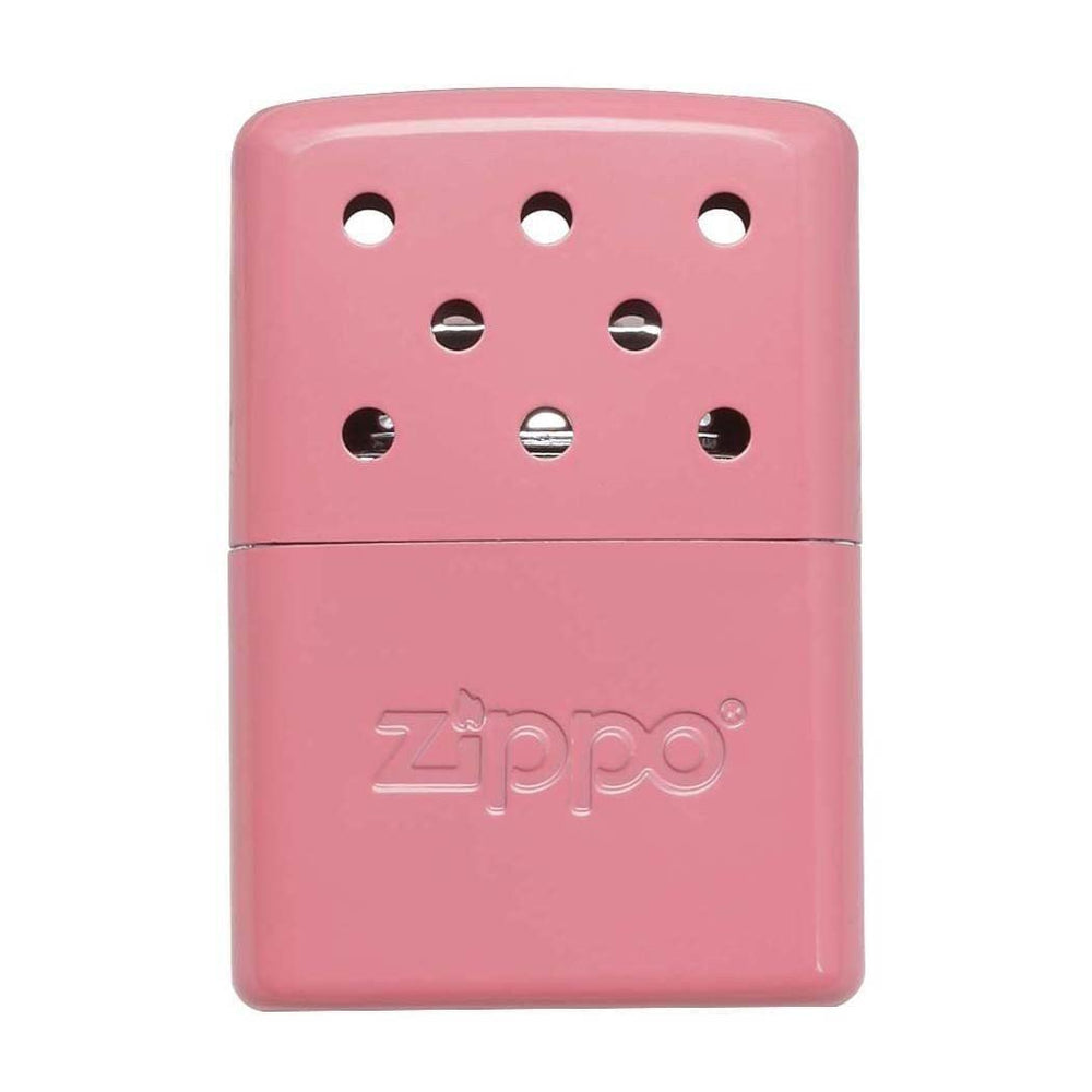 Zippo 6 HR Pink Hand Warmer offers flameless warmth for cold outdoor activities.