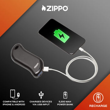 Zippo HeatBank 9s side view highlighting adjustable heat settings