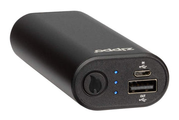 Zippo Black HeatBank 6 compact pocket-fit design